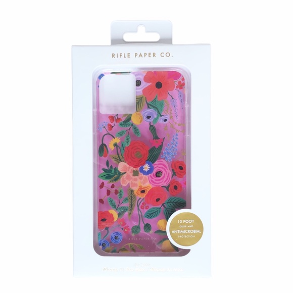 Rifle Paper Co Clear Garden Party Blush Phone Case - Picture 2 of 4